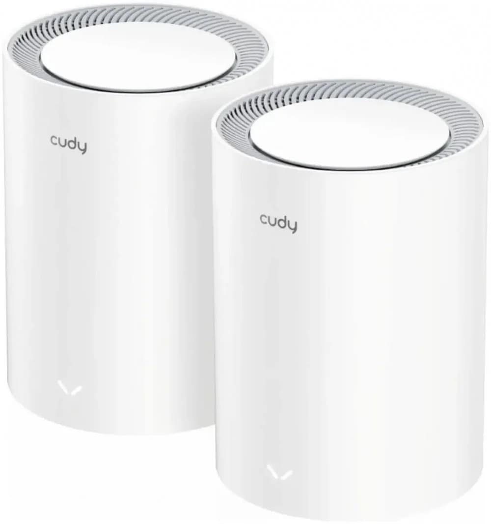 Бесшовный Mesh роутер Cudy M3600 (M3600(2-PACK)) BE3600 10/100/1000BASE-T белый (упак.:2шт)