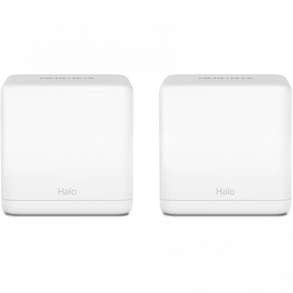 Домашняя Mesh Wi-Fi система GbE AC1300 Mercusys Halo H30G (2-pack) <Бесшовный роуминг, 867 Mbps on 5 GHz, 400 Mbps on 2.4 GHz, 802.11ac/a/b/g/n, 2 GbE порта WAN/LAN (автоопределение), площадь покрыт