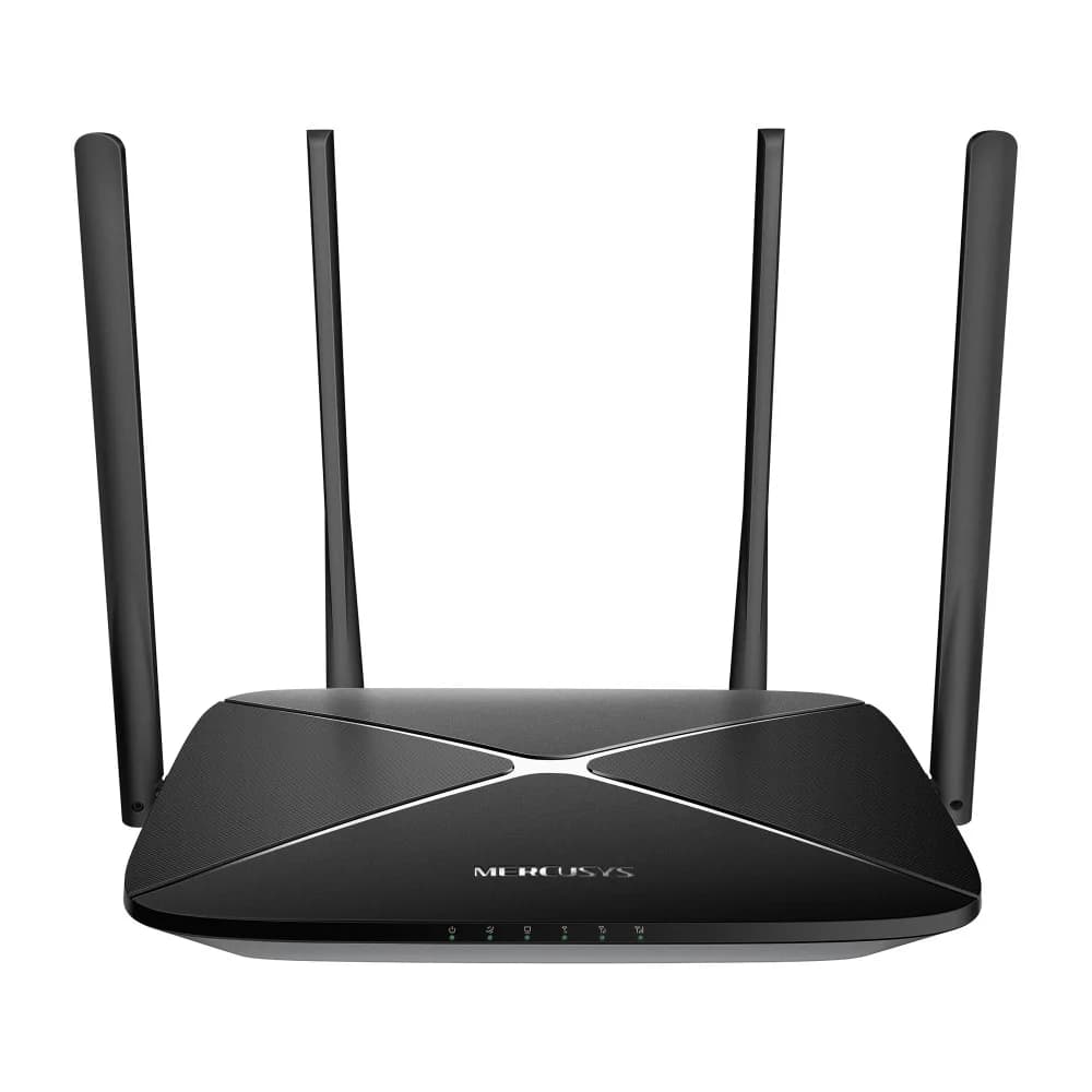 Маршрутизатор 4G LTE Cat4 беспроводной Mercusys MB115-4G < 1 порт LAN/WAN 10/100 Mbps, 3 порт LAN 10/100 Mbps, 1 слот для SIM-карты, 2 встроенные Wi-Fi антенны, 2 разъема R-SMA под внешние антенны