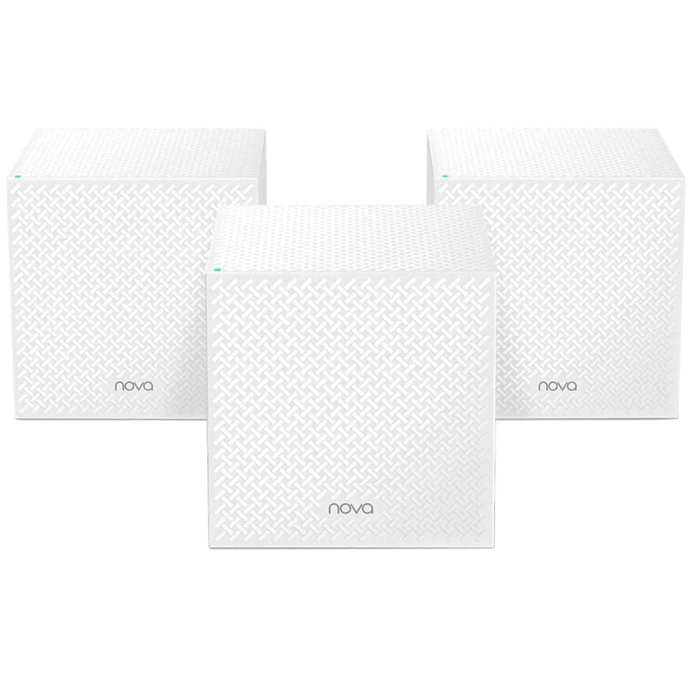 Wireless Mesh System, Tenda Nova MW12 (3-pack), WiFi 5 (2100M), (2+1) x 10/100/1000M