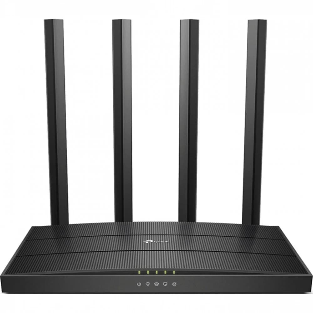 Маршрутизатор беспроводной AC1200 GbE Tp-Link Archer A6 Двухдиапазонный Wi-Fi гигабитный роутер, до 867 Мбит/с на 5 ГГц + до 300 Мбит/с на 2,4 ГГц, поддержка стандартов 802.11ac/a/b/g/n, MU-MIMO, On