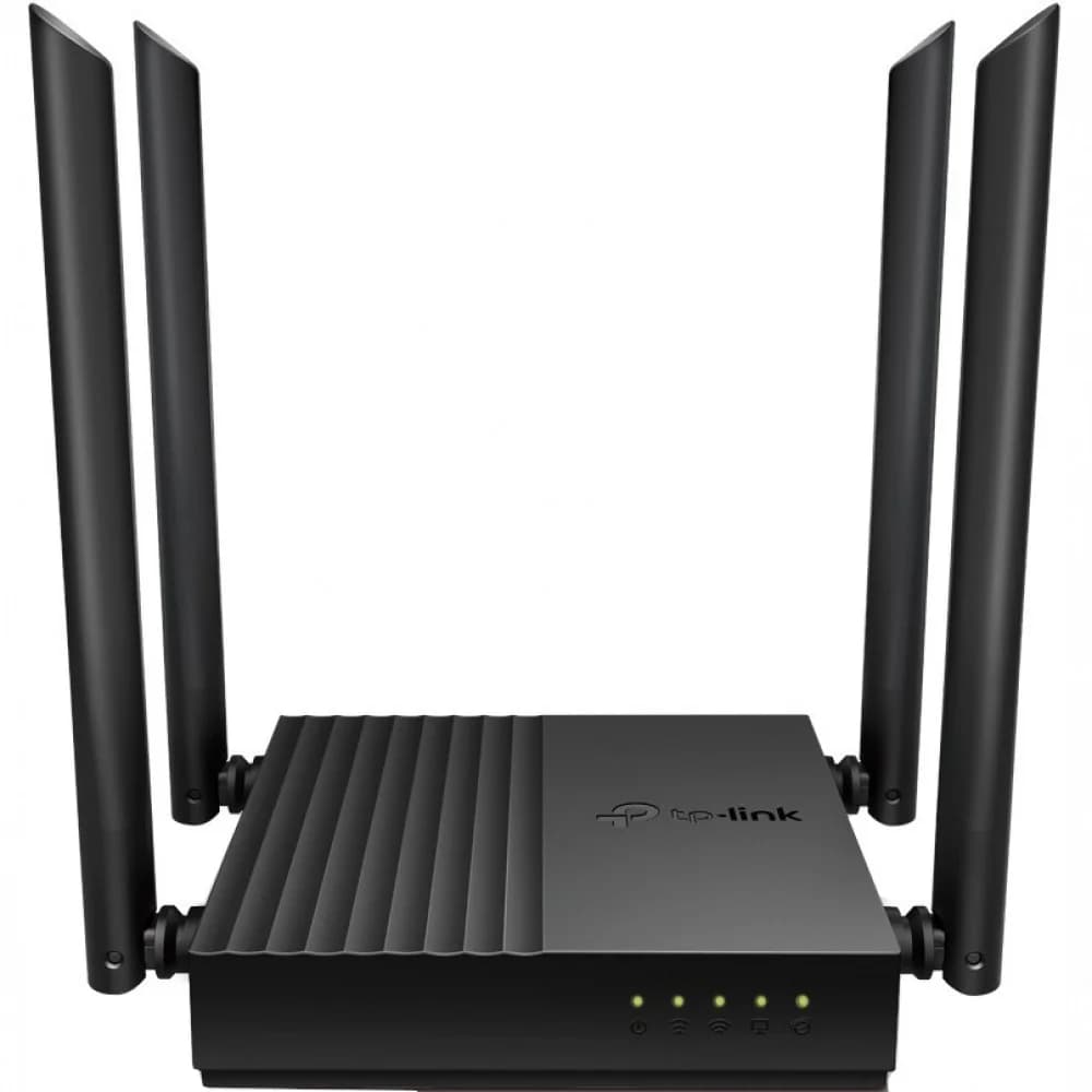 AC1300 Dual-Band Wi-Fi RouterSPEED: 400 Mbps at 2.4 GHz + 867 Mbps at 5 GHzSPEC: 4× Antennas, 1× Gigabit WAN Port + 4× Gigabit LAN PortsFEATURE: Tether App, WPA3, Access Point Mode, IPv6 Supported,