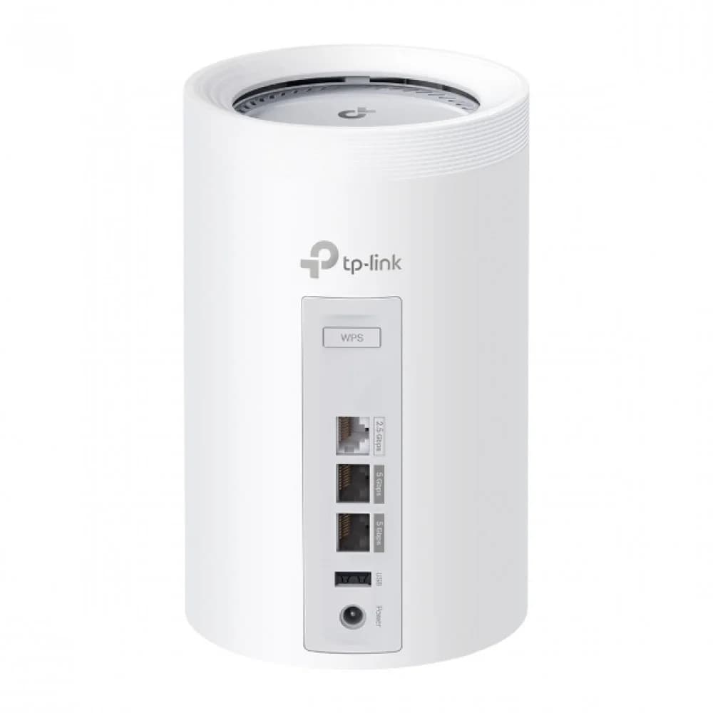 Беспроводная MESH-система Wi-Fi, TP-Link, Deco BE65 Pro(2-pack), 6 ГГц/5 ГГц/2,4Ггц, 802.11be/b/ax/n/ac/a/g, WI-FI 7, 2 порта 5 Гбит/с, 2 модуля в комплекте