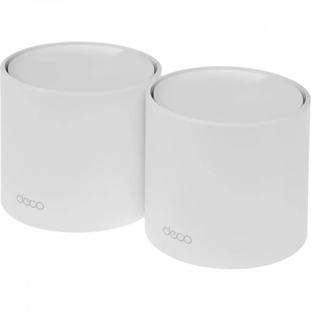 Домашняя Mesh Wi-Fi система GbE AX1500 Tp-Link Deco X10 (2 устройства) Бесшовный роуминг, Wi-Fi 6, 5 ГГц: до 1201 Мбит/с (802.11ax), 2,4 ГГц: до 300 Мбит/с (802.11ax), 802.11ax/ac/a/b/g/n, 2 гигабит