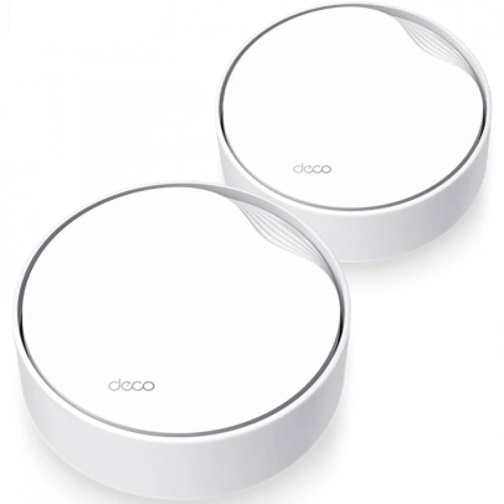 PoE Mesh Wi-Fi система GbE для помещений AX3000 Tp-Link Deco X50-PoE(2-pack) PoE 802.3at, Бесшовный роуминг, Wi-Fi 6, 5 ГГц: до 2402 Мбит/с (802.11ax), 2,4 ГГц: до 574 Мбит/с (802.11ax), 802.11ax/ac