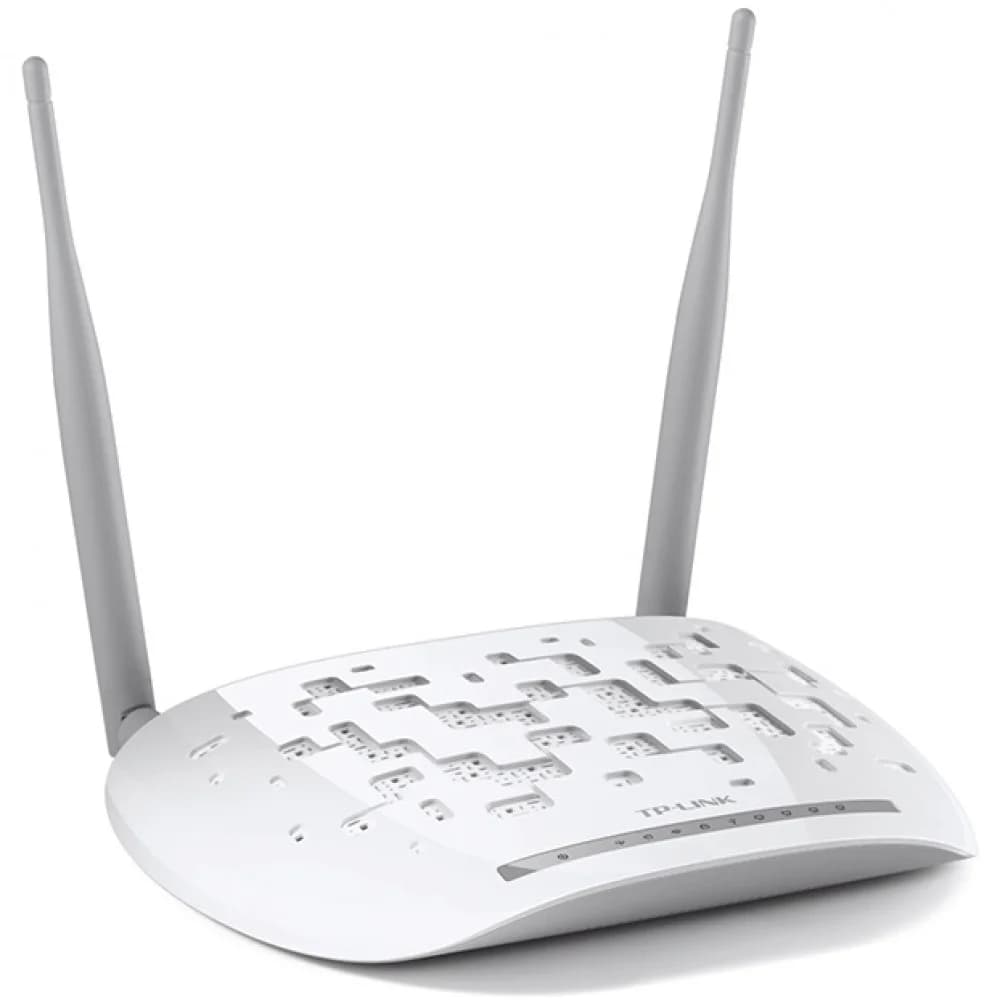 Адаптер TP-Link TP-Link TD-W9970 N300 Wi-Fi роутер с VDSL/ADSL-модемом и портом USB, чипсет Broadcom, поддержка стандартов 802.11b/g/n, до 300 Мбит/с на 2,4 ГГц, 4 LAN порта 100 Мбит/с, 1 порт USB 2