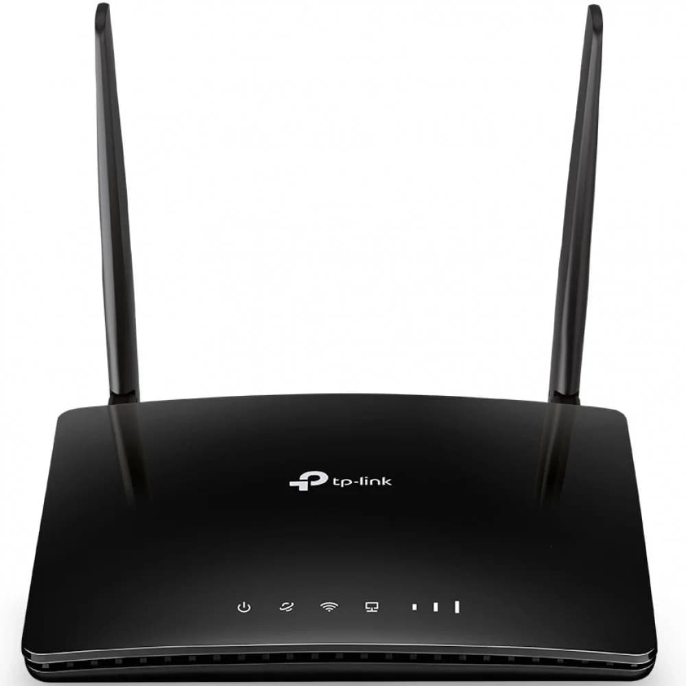TL-MR6400 N300 4G LTE Wi-Fi роутер,встроенный 4G/3G-модем,совместимый со стандартами(FDD/TDD)/DC-HSPA+/HSPA+/HSPA/UMTS,3 порта LAN 10/100 Мбит/с и 1 порт LAN/WAN 10/100 Мбит/с,скорость до 300 Мбит/с