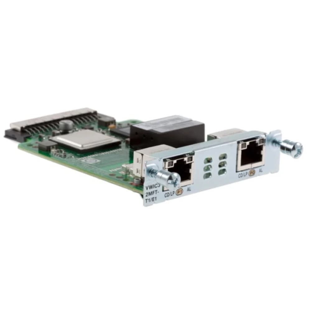 Модуль Cisco VWIC3-2MFT-T1/E1, 2-Port 3rd Gen Multiflex Trunk Voice/WAN Int. Card - T1/E1