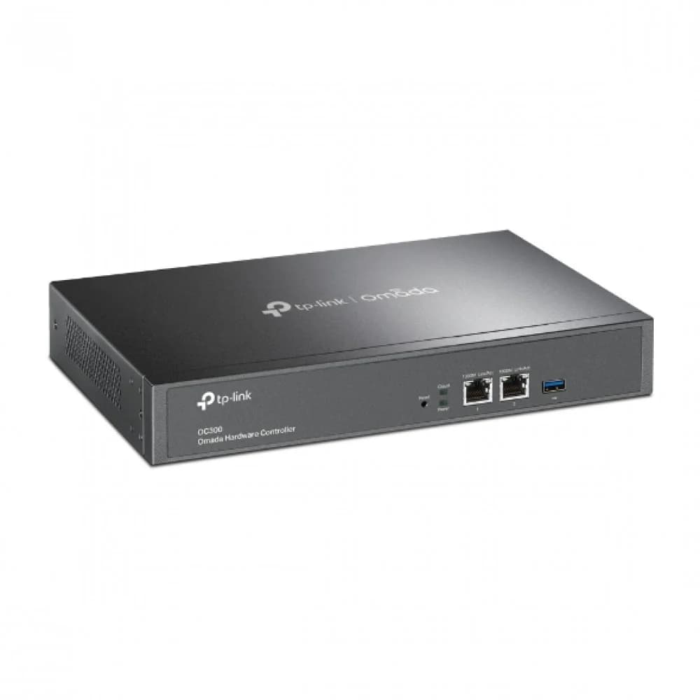 Контроллер точек доступа облачный TP-Link OC300 < Omada SDN, 2 порта Ethernet 10/100 Мбит/с, 1 порт USB 2.0, 1 порт Micro USB, 100–240 В~50/60 Гц, 0.6 A, до 500 точек доступа Omada, коммутаторов J