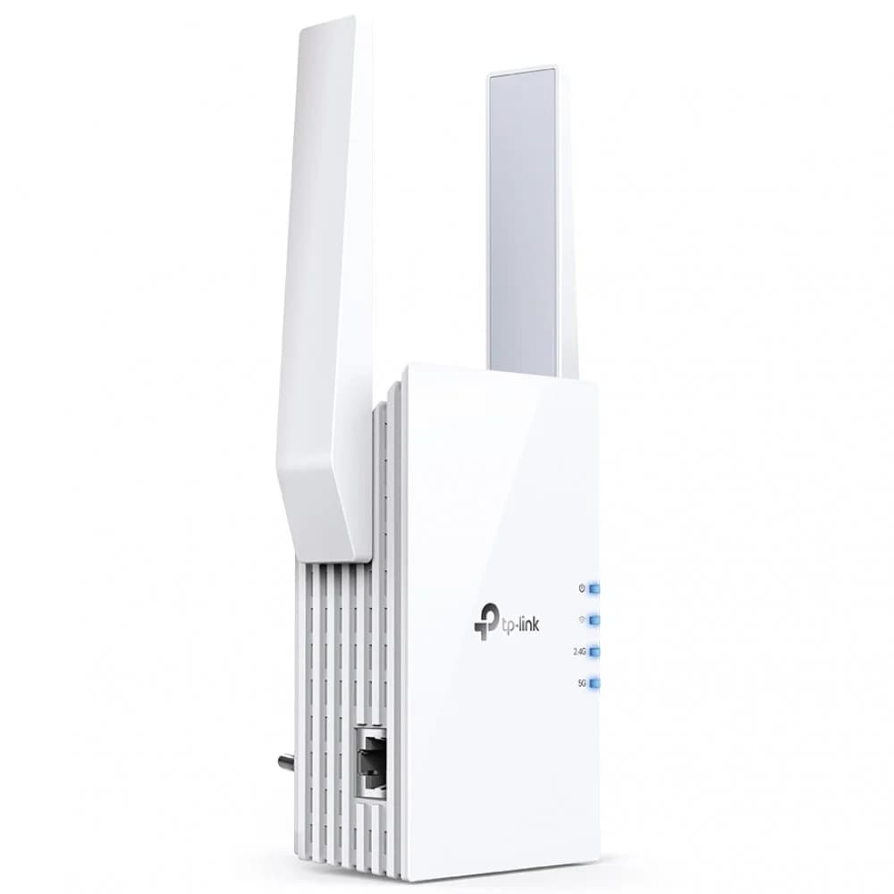 Повторитель беспроводной AX1500 Tp-Link RE505X <Wi-Fi 6 AX1500 усилитель Wi-Fi сигнала с поддержкой OneMesh™, GbE LAN порт, 300 Mbps 2,4 GHz + 1200 Mbps 5 GHz, 802.11b/g/n/ac, OFDMA, MU-MIMO, Beamfo