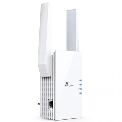 Повторитель беспроводной AX1500 Tp-Link RE505X < Wi-Fi 6 AX1500 усилитель Wi-Fi сигнала с поддержкой OneMesh™, GbE LAN порт, 300 Mbps 2,4 GHz + 1201 Mbps 5 GHz, 802.11b/g/n/ac, OFDMA, MU-MIMO, Bea