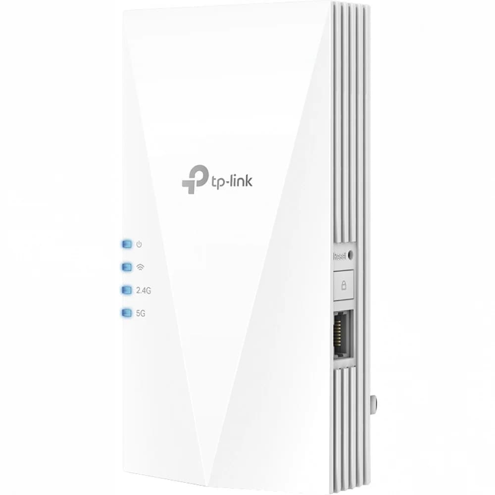 Усилитель Wi-Fi сигнала, TP-Link, RE700X, AX3000, 802.11a/b/g/n/ac/ax, 1 гигабитный порт Ethernet