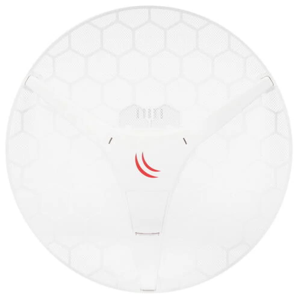 MikroTik Wireless Wire Dish (Pair of preconfigured LHGG-60ad devices for 60Ghz link (60GHz antenna, 802.11ad wireless, four core 716MHz CPU, 256MB RAM, 1x Gigabit LAN, RouterOS L3, POE, PSU) for 1Gb
