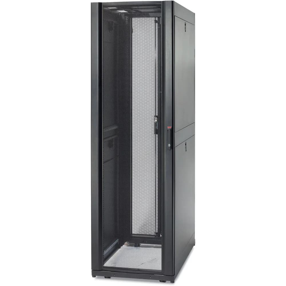 Шкаф APC NetShelter SX 42U, ширина 600 мм, глубина 1070 мм, черные боковые панели Характеристики: Физические: Максимальная высота: 199.1cm Максимальная ширина: 60.0cm Максимальная глубина: 107.0cm В