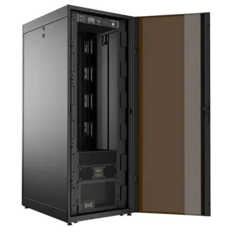 Стойка Astergo/МикроЦОД MDSN01 19U (1034 x 600)/Кондиционер 2,0кВт/ИБП 3,0кВт/БРП 1Ph 16A 4xC13 2xC19 2xSchuko (1,5кВт ~20мин)/19 U/1 034 мм/1 353 м AST.MDSN01-61219-B-D