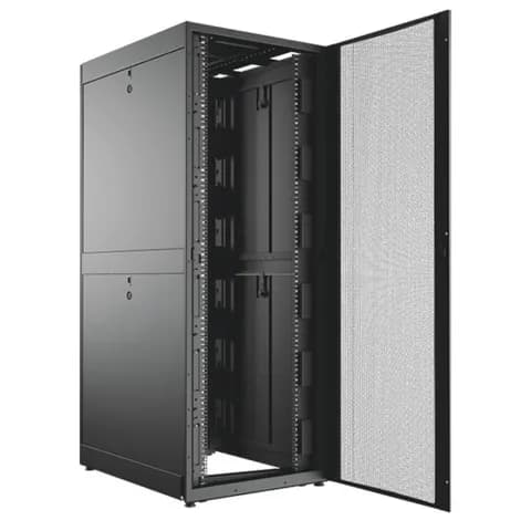 Шкаф серверный C3 Solutions (C3.RF4202) напольный 42U 600x1200мм пер.дв.перфор. 2 бок.пан. задн.дв.перфор.2-хст. 1500кг черный 1200мм 150кг 1982мм сталь