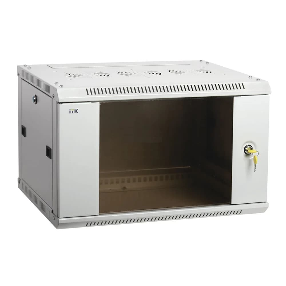 19" настенный шкаф 15U 600x450 стекл. передняя дверь, серый (плоск. упак) Предназначен для компактного размещения не тяжелого 19” коммутационного оборудования и кроссов и предназначены для локальных