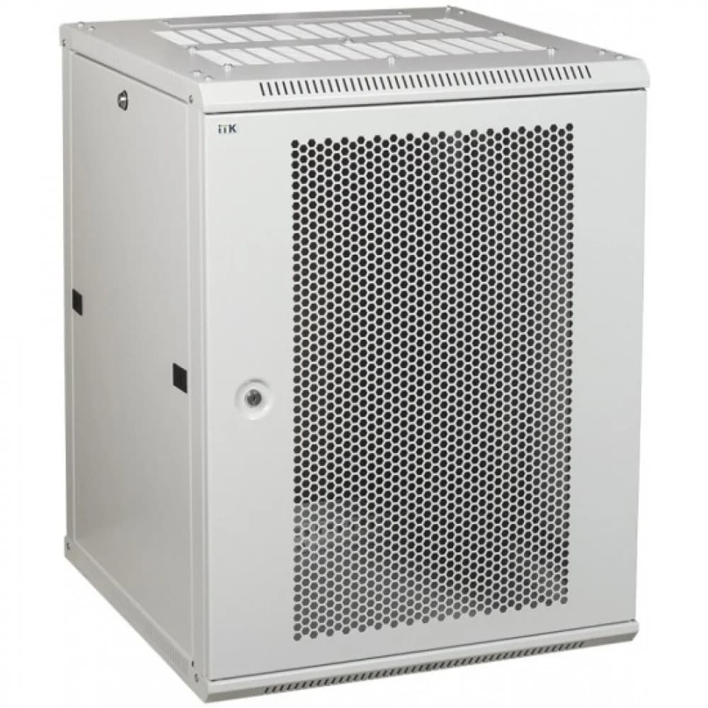 Шкаф ITK LWR3-18U66-PF LINEA W 18U 600x600 мм дверь перфорированная, RAL7035