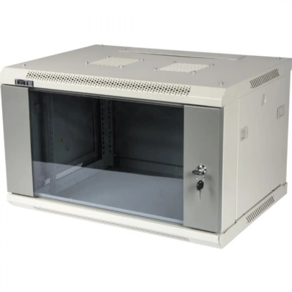 Шкаф настенный серии Pro, 18U 600x600, стеклянная дверь