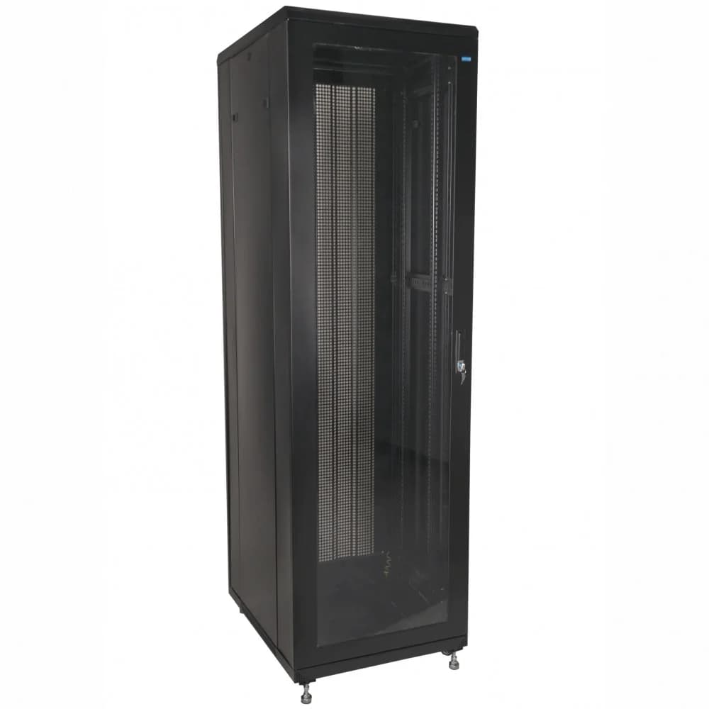 Шкаф напольный Pixietech 42U 80012002000 мм, перфорированная дверь/Floor-standing cabinet Pixietech 42U 80012002000 mm, perforated door
