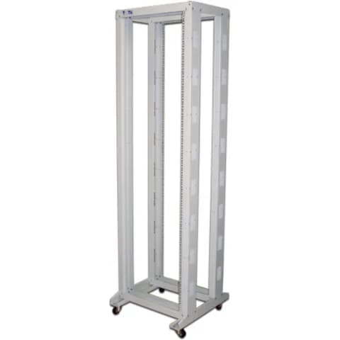 Стойка двухрамная Lanmaster TWT-RACK2-42U-6X8 42U 600ммX800мм серый