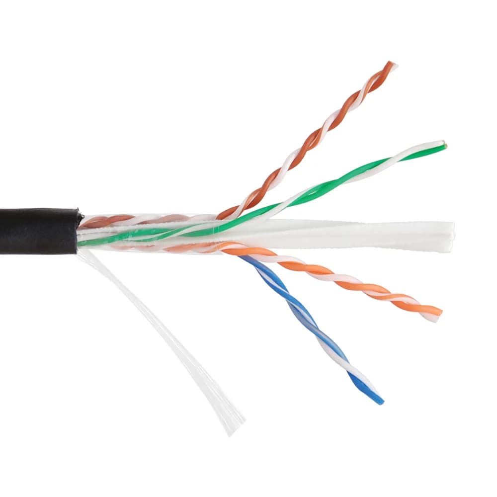 Кабель LANMASTER UTP, 4 пары, кат. 5Е, 350Mhz, PE, для внешней прокладки, с гидрофобом, 305 м