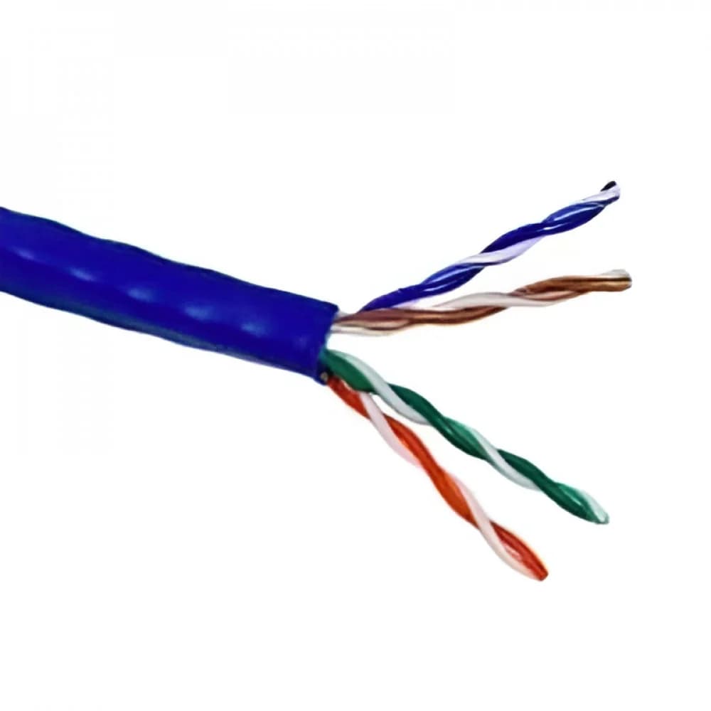 Кабель информационный Lanmaster LAN-6AFTP-LSZH-BL кат.6А F/UTP общий экран 4X2X23AWG LSZH внутренний 305м синий