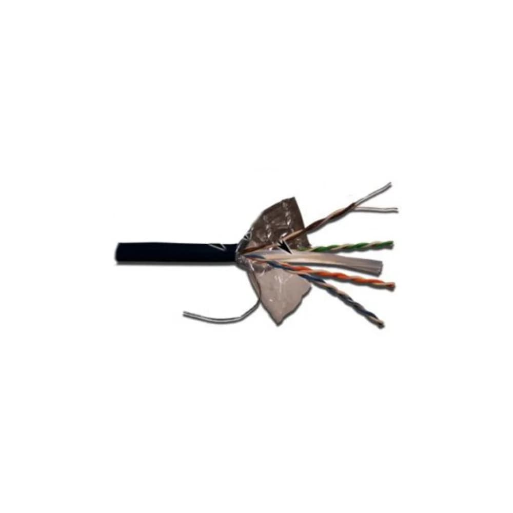 Кабель информационный Lanmaster LAN-6EFTP-WP-OUT кат.6 F/UTP общий экран 4X2X24AWG PVC внешний 305м черный