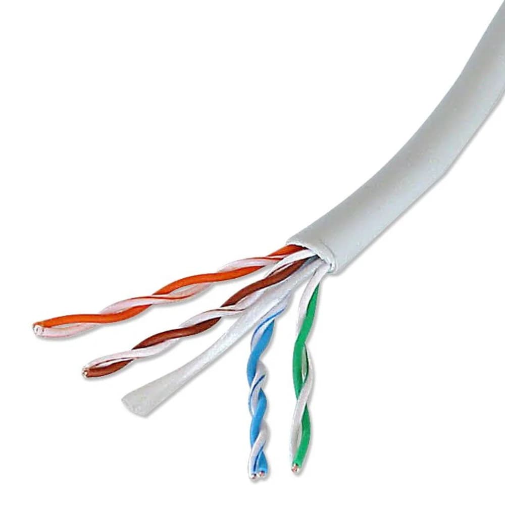 Кабель TWT FTP, серии XS, 4 пары, Кат.5e, PVC, серый, 305 метров