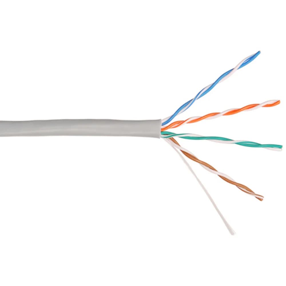 Кабель TWT UTP, серии XL, 4 пары, Кат.5e, PVC, серый, 305 метров