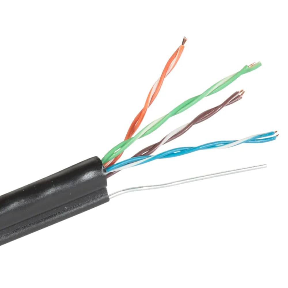 Кабель TWT UTP, серии XS, 4 пары, Кат.5e, PVC, серый, 305 метров