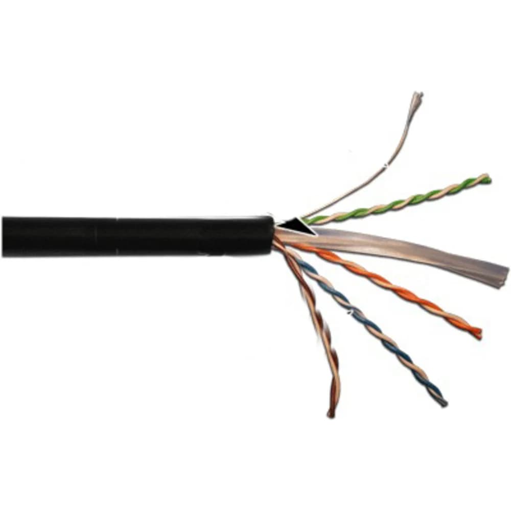 Кабель информационный Lanmaster LAN-6EUTP-OUT кат.6 F/UTP общий экран 4X2 305м