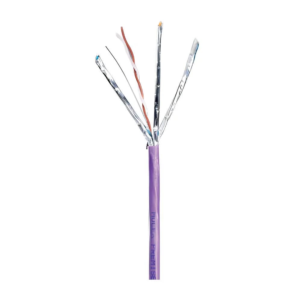 MOLEX Кабель категории 6A U/FTP, 4 пары, 23 AWG, LSZH, класс Dca, 500 м, фиолетовый