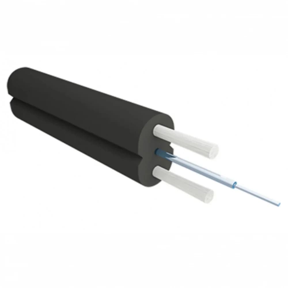 Кабель оптический 1F: G657A1, 0.50mm GFRP*2, 2.00*3.00mm New LSZH Material in Black