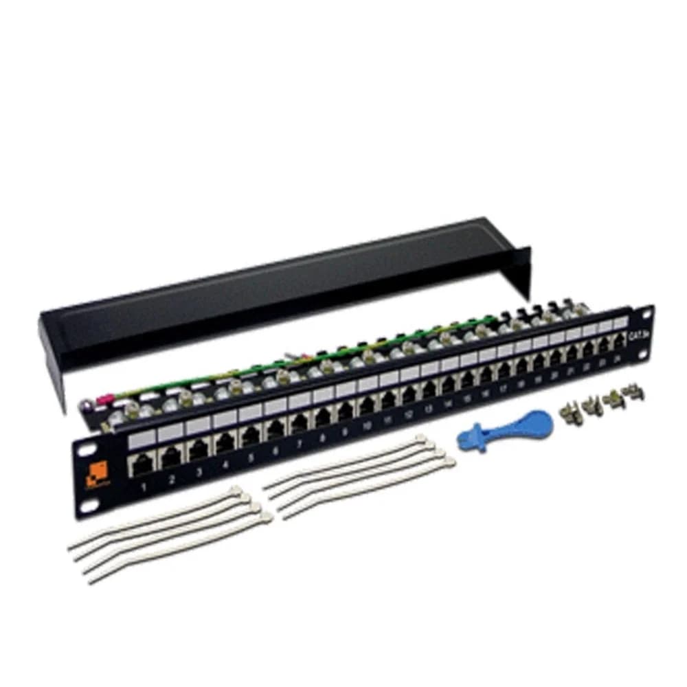 Патч-панель LANMASTER 48 портов, UTP, кат.5E, 2U