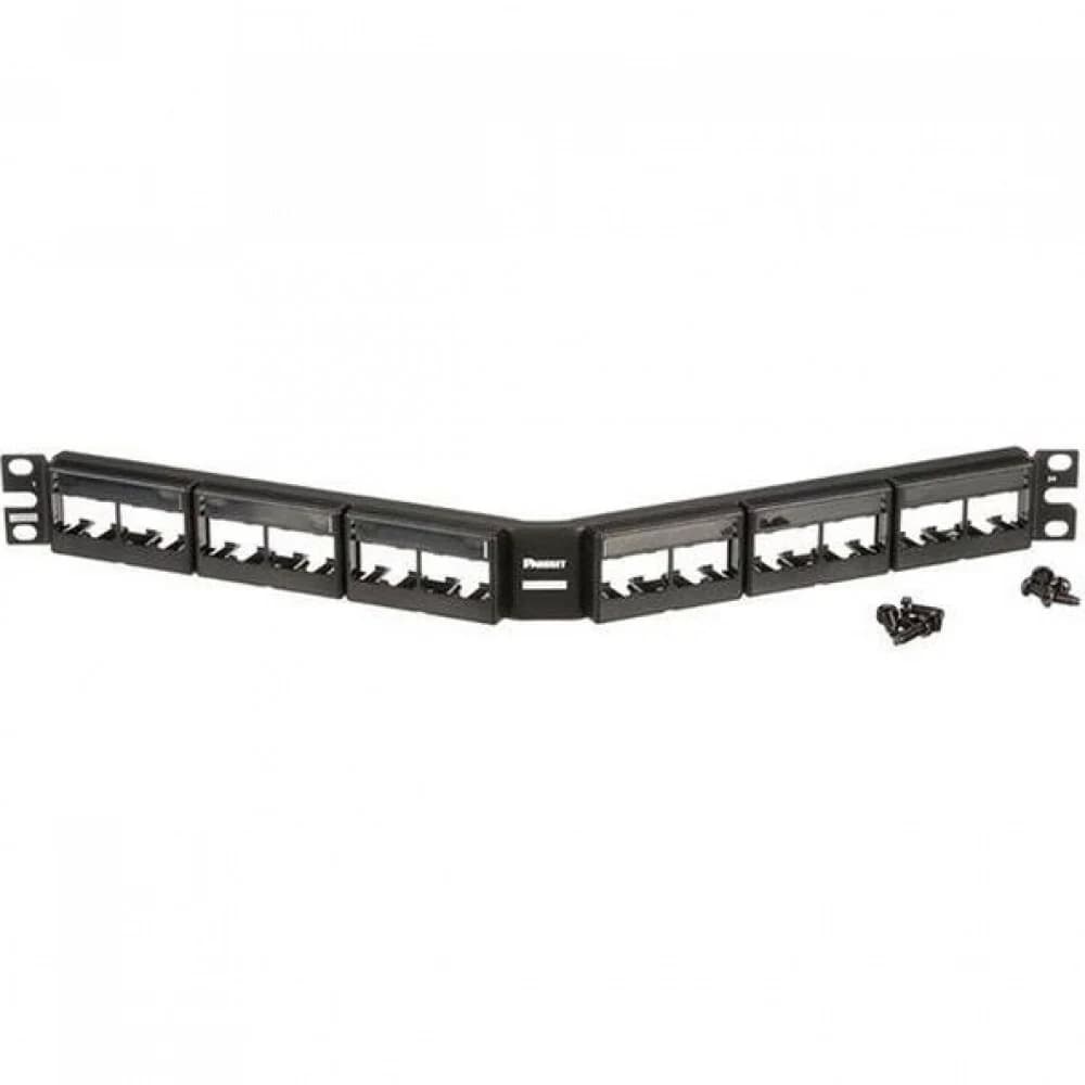 Патч-панель наборная Panduit CPPLA24WBLY 19" 1U 24x