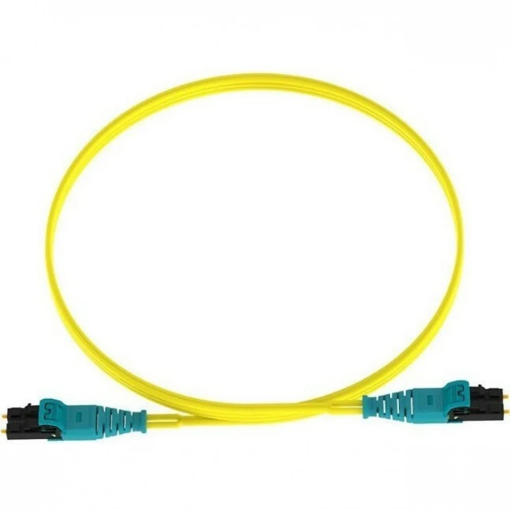Патч-корд Panduit F92ELQ1Q1SNM001 2x9/125 OS1/OS2 LC push-pull-LC push-pull 1м LSZH желтый