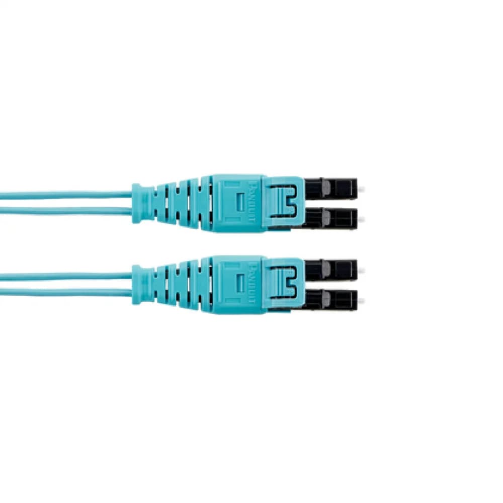 Патч-корд Panduit FZ2ELQ1Q1SNM001 2x50/125 OM4 LC push-pull-LC push-pull 1м LSZH желтый