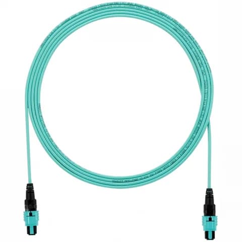 Каб.сборка Panduit FZTRL7N7NBNM010 12x50/125 OM4 PanMPO-PanMPO полярность B 10м LSZH аквамарин