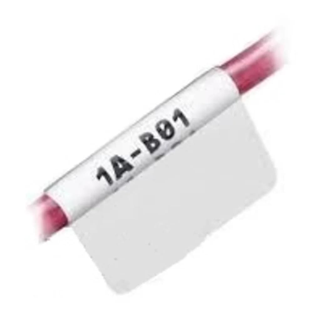 White print-on area, polyester label for Cat. 5e/Cat. 6 UTP/Cat. 6e UTP/Cat. 5e FTP/10 – 6 AWG cable