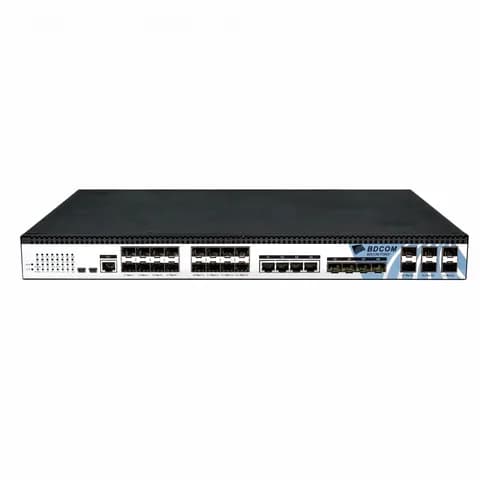 OLT BDCOM P3600-16E-2AC с 16 портами GEPON (SFP), 4GE, 4 SFP, 6 SFP+, 2*AC