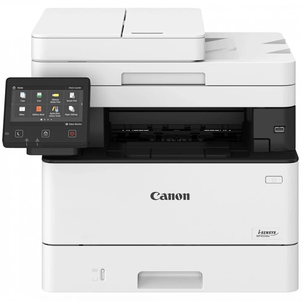 МФУ лазерный Canon i-Sensys MF453dw (A4, принтер/сканер/копир, 1200dpi, 38ppm, 1Gb, DADF50, Duplex, WiFi, Lan, USB) (5161C007)