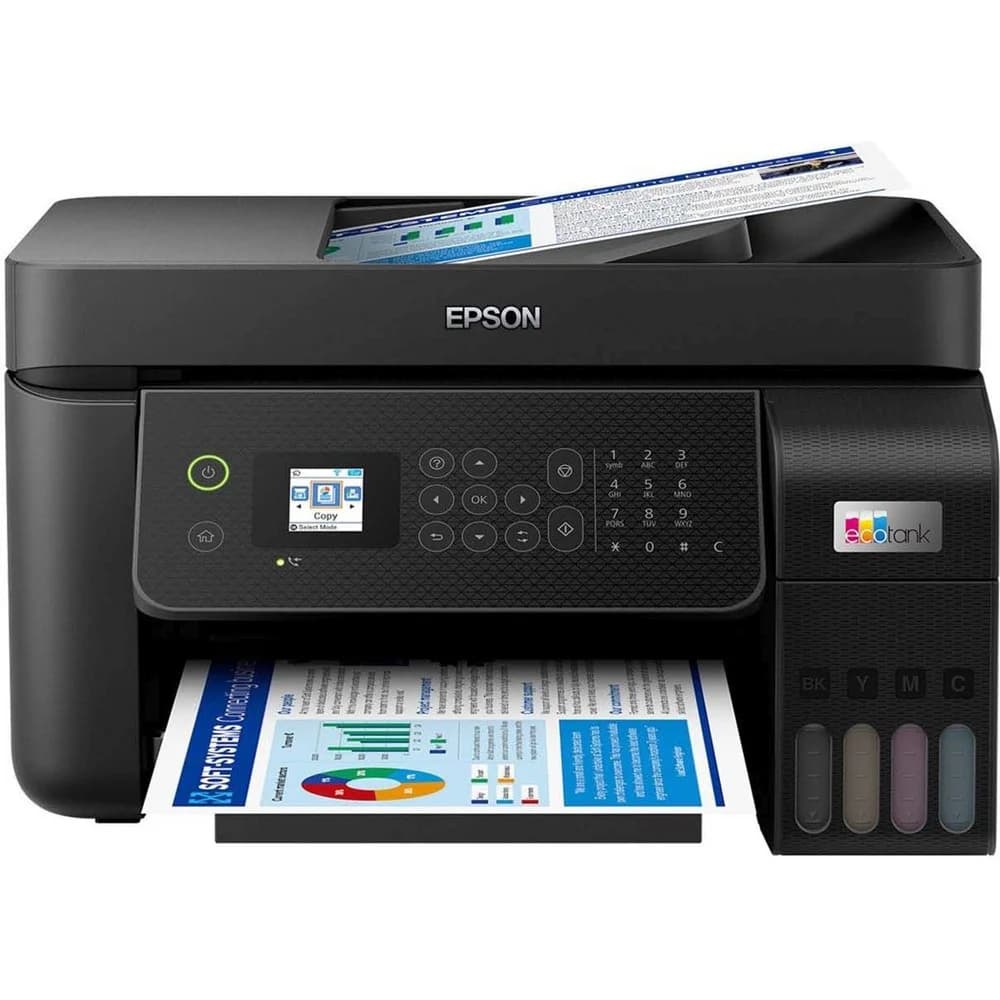 МФУ струйный Epson L5290 A4 WiFi USB RJ-45 черный