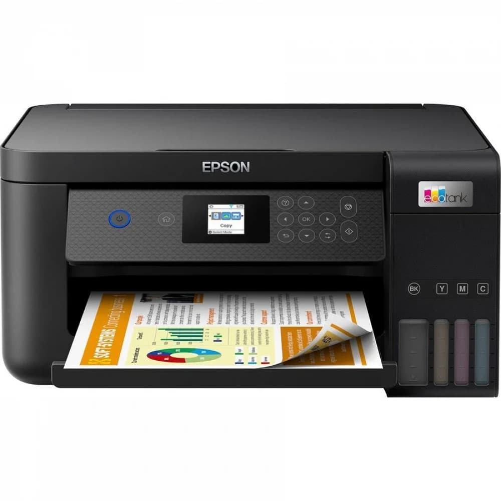 Струйное цветное МФУ Epson L4260 C11CJ63412, A4, до 33 стр/мин, no ADF, USB, WiFi, СНПЧ