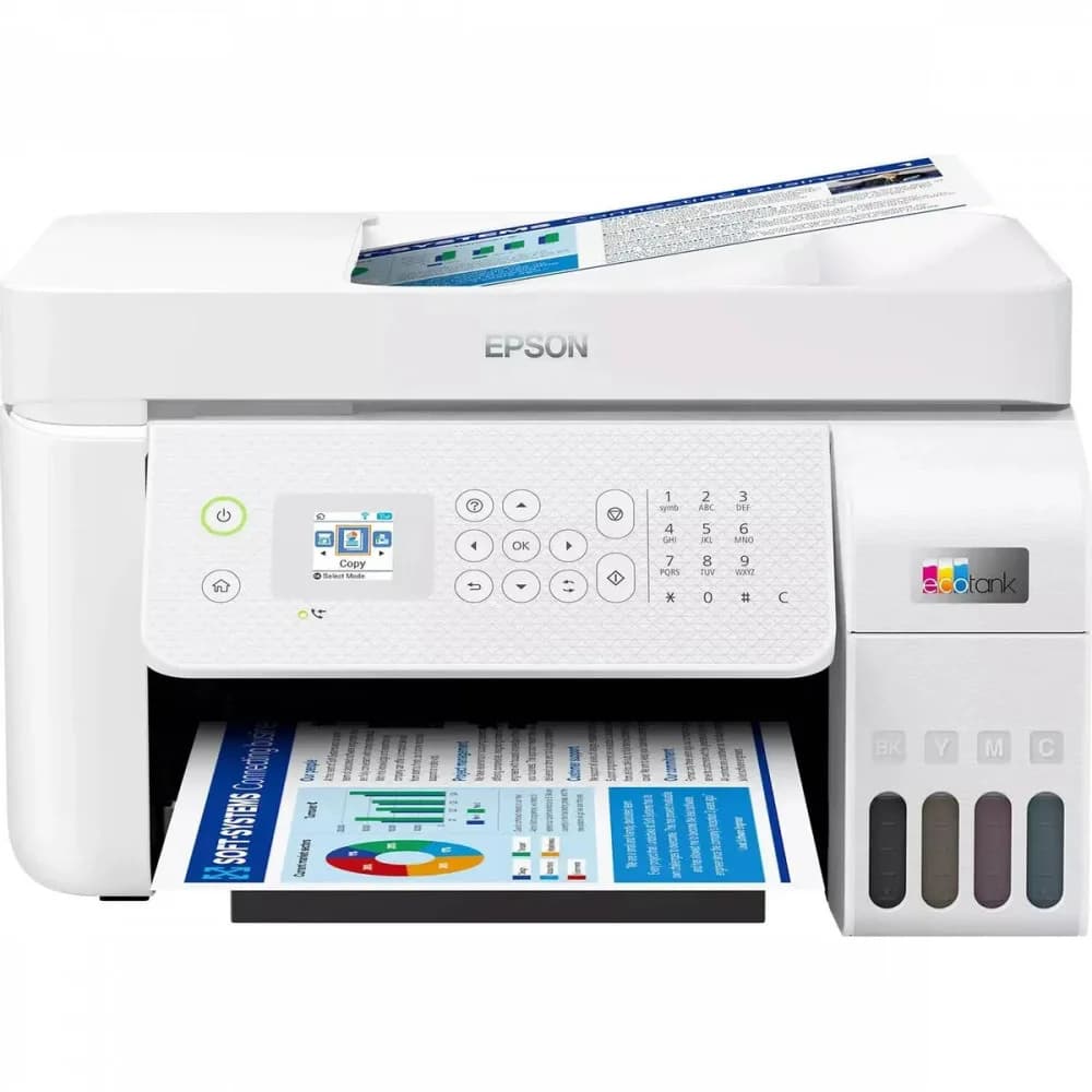 МФУ струйный Epson EcoTank L5296 (C11CJ65411) A4 WiFi белый