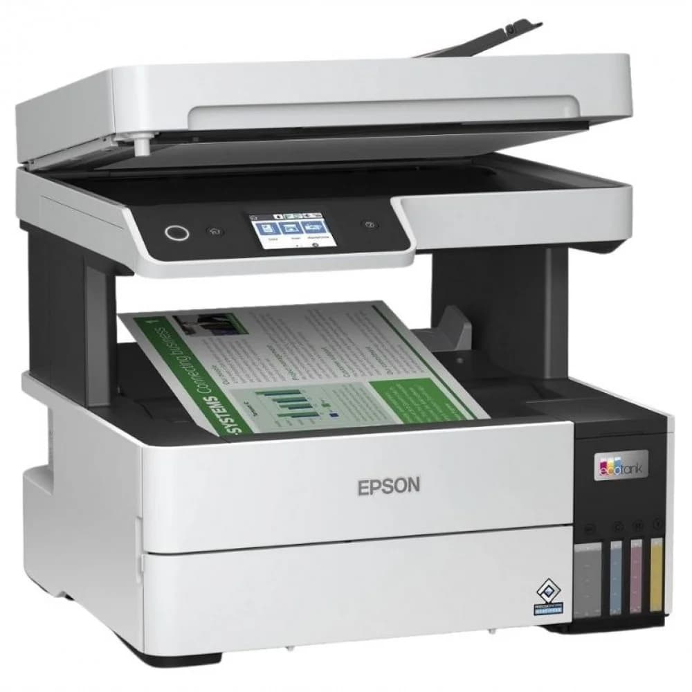 МФУ струйное цветное Epson L6490, A4, 4 цвет, до 37 стр/мин, fax, ADF, Ethernet, USB