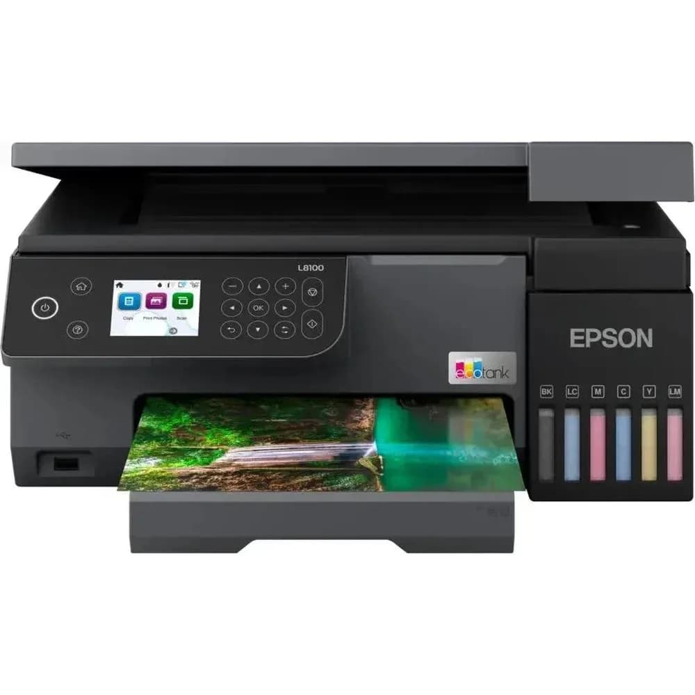 Фабрика Печати Epson L8100, А4, 6 цв., копир/принтер/сканер, USB (C11CK94402)