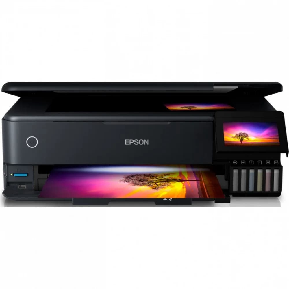МФУ струйное цветное Epson L8180 А3, C11CJ21403, 32 стр/мин, WIFI, Duplex, Ethernet, USB, SD cart, no ADF