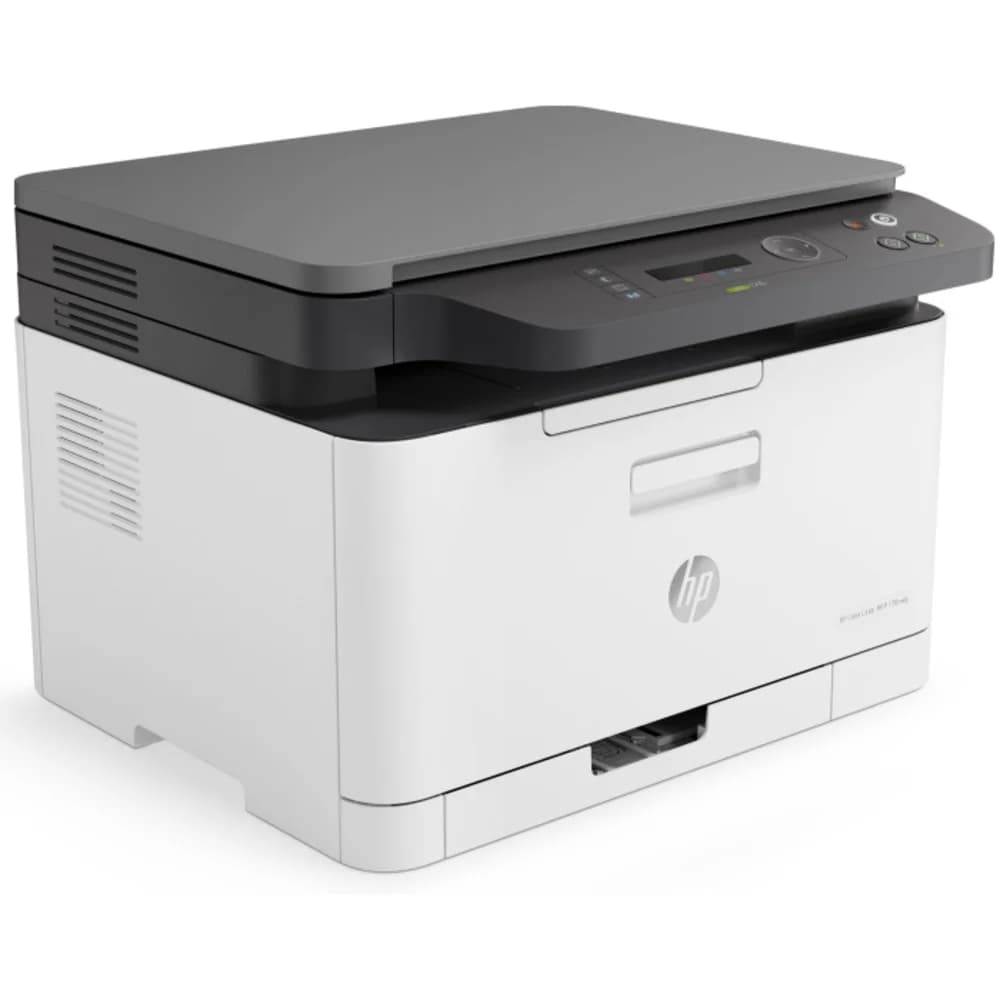 МФУ HP Color Laser 178nw (4ZB96A), A4, Printer/Scanner/Copier, 600 x 600 dpi, монохромная 18 стр./мин., цветная 4 стр./мин., ресурс 20 000 страниц в месяц, WiFi белый/серый