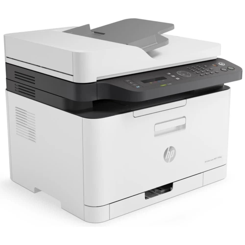 МФУ лазерное, HP Color Laser MFP 179fnw (p/c/s/f, A4, 600dpi, 18(4ppm),128Mb,ADF40,USB 2.0/ Wi-Fi/Eth10/100,AirPrint, 1tray 150,1y warr, cartridges 700b &500cmy pages in box,repl.SL-C480FW)